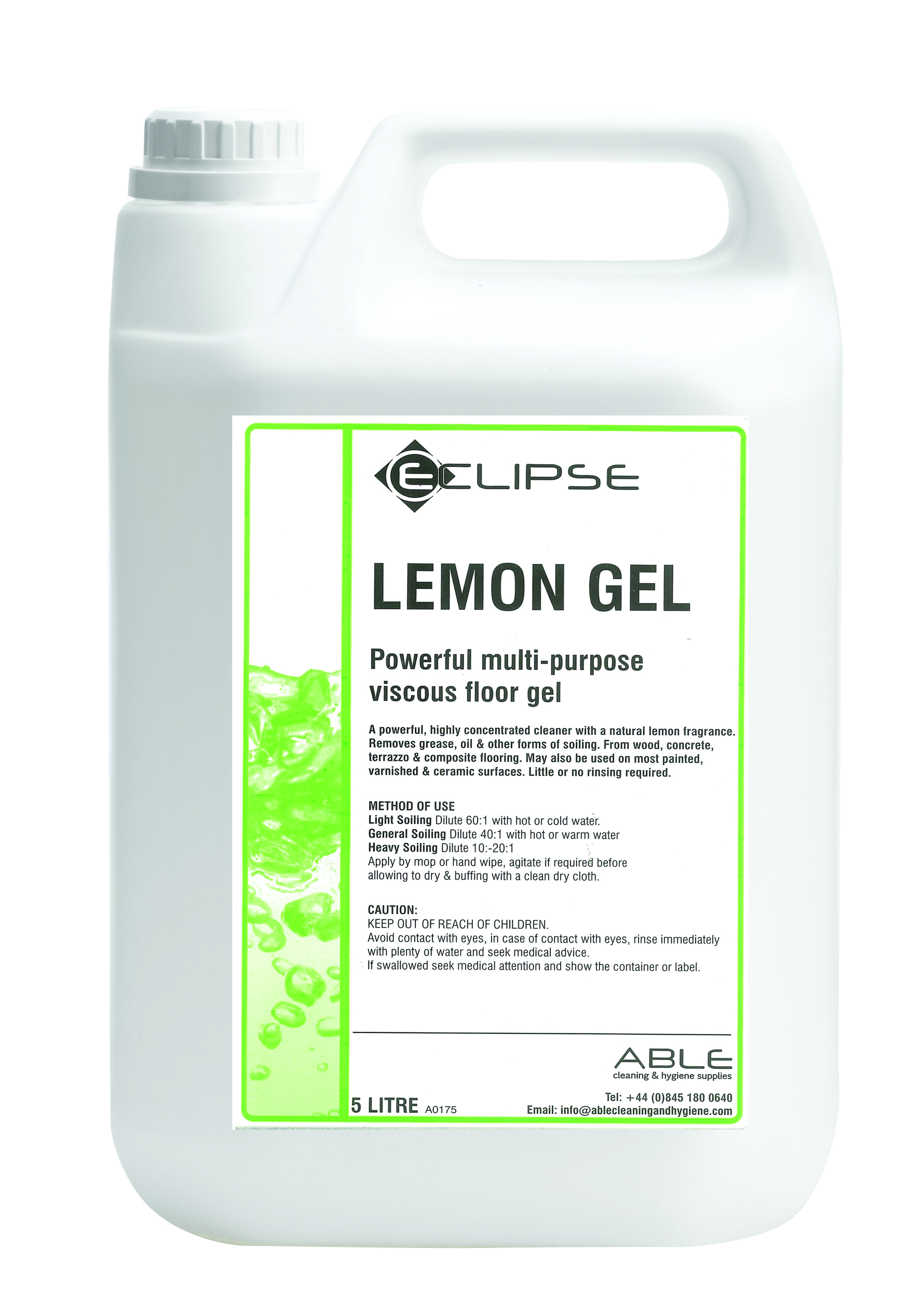 Eclipse Lemon Floor Gel 5Ltr