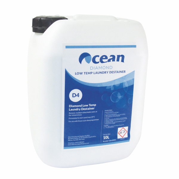 Ocean D4 Diamond LowTemp Laundry Destainer 10Ltr