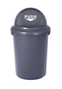 60Ltr Plastic Push Bin
