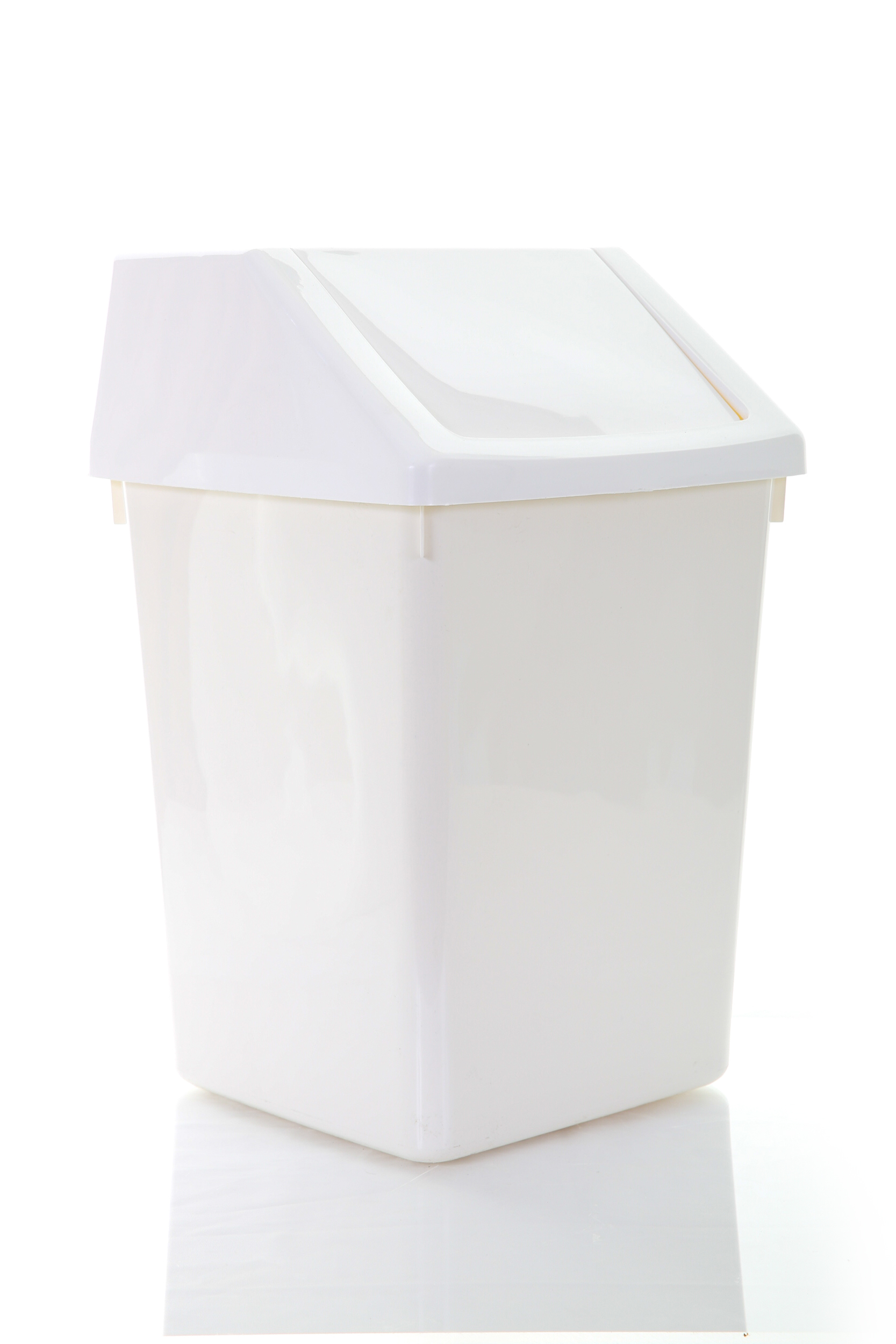 Swing Bin 15Ltr White