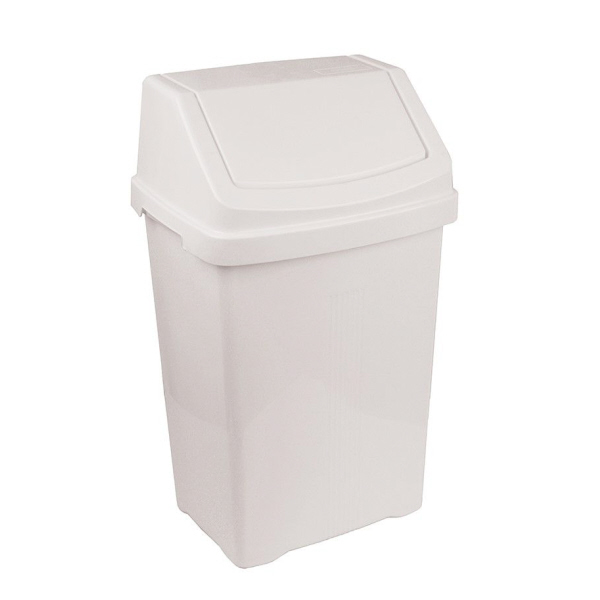 Bin - Swing 25Ltr  White