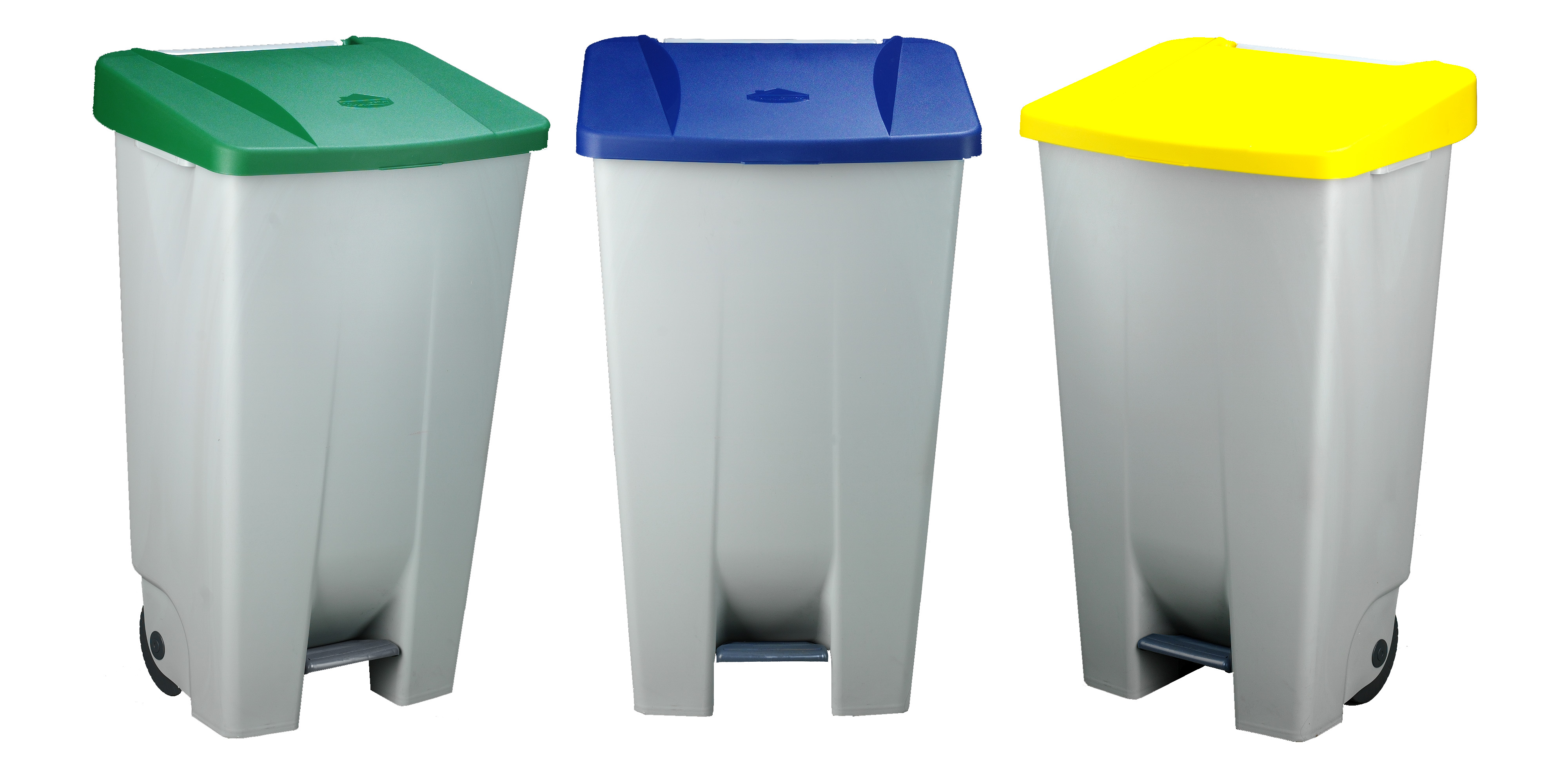 60Ltr Mobile Plastic Pedal  Bin 