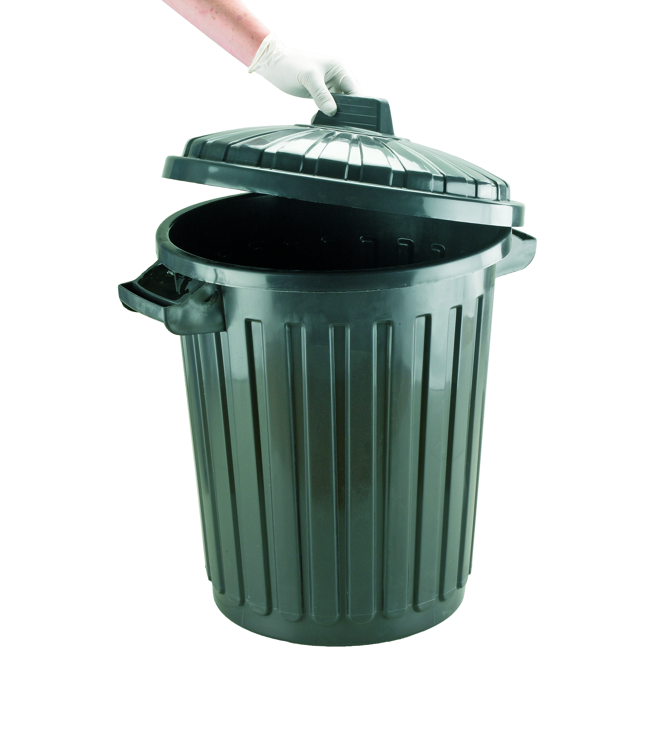 Black Standard Dustbin 85 Ltr