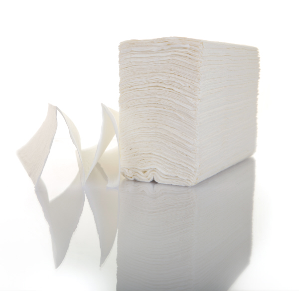 Luxury M-fold 2-ply white 22.5x32cm