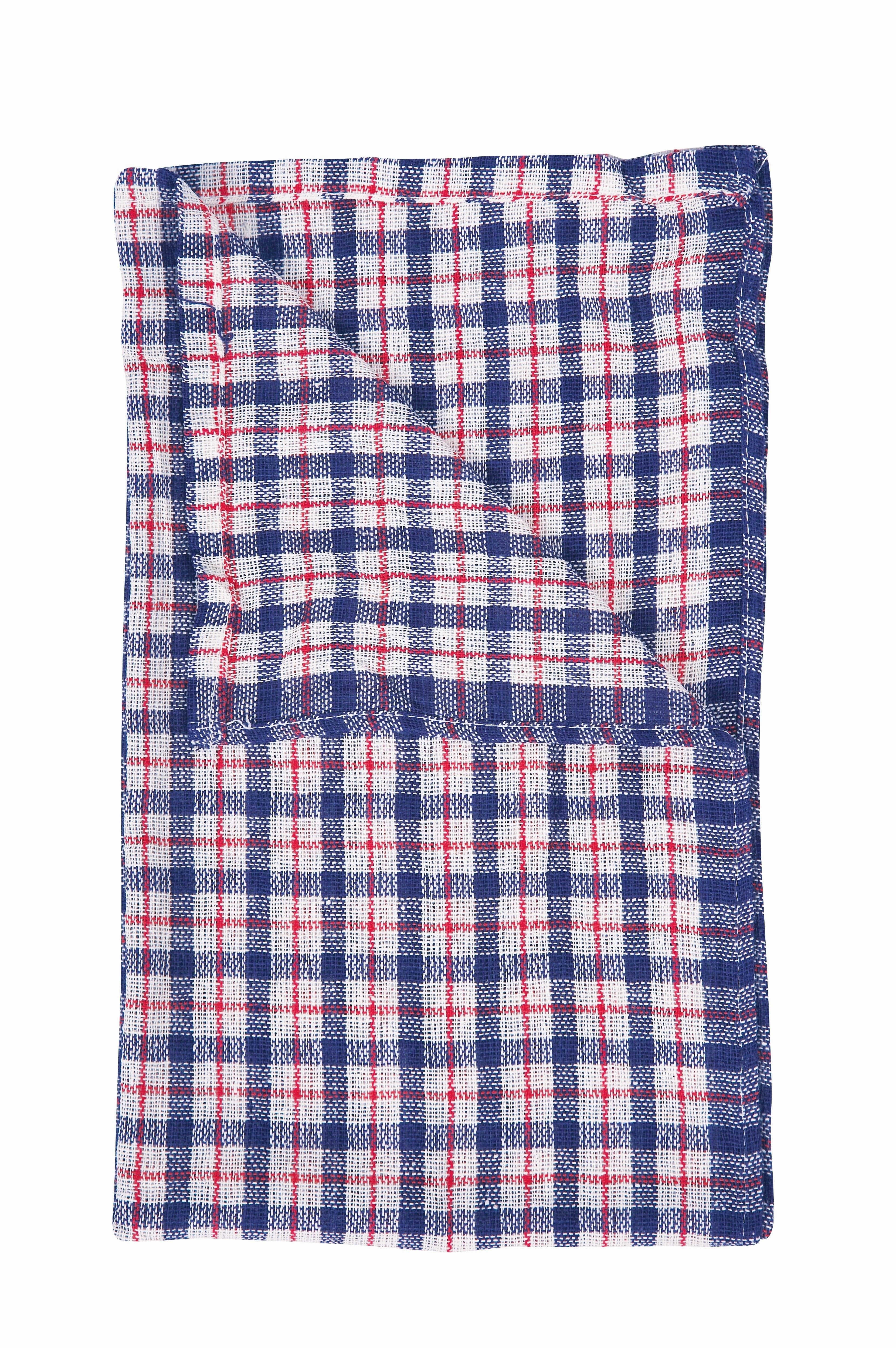 Coloured Check Tea Towel