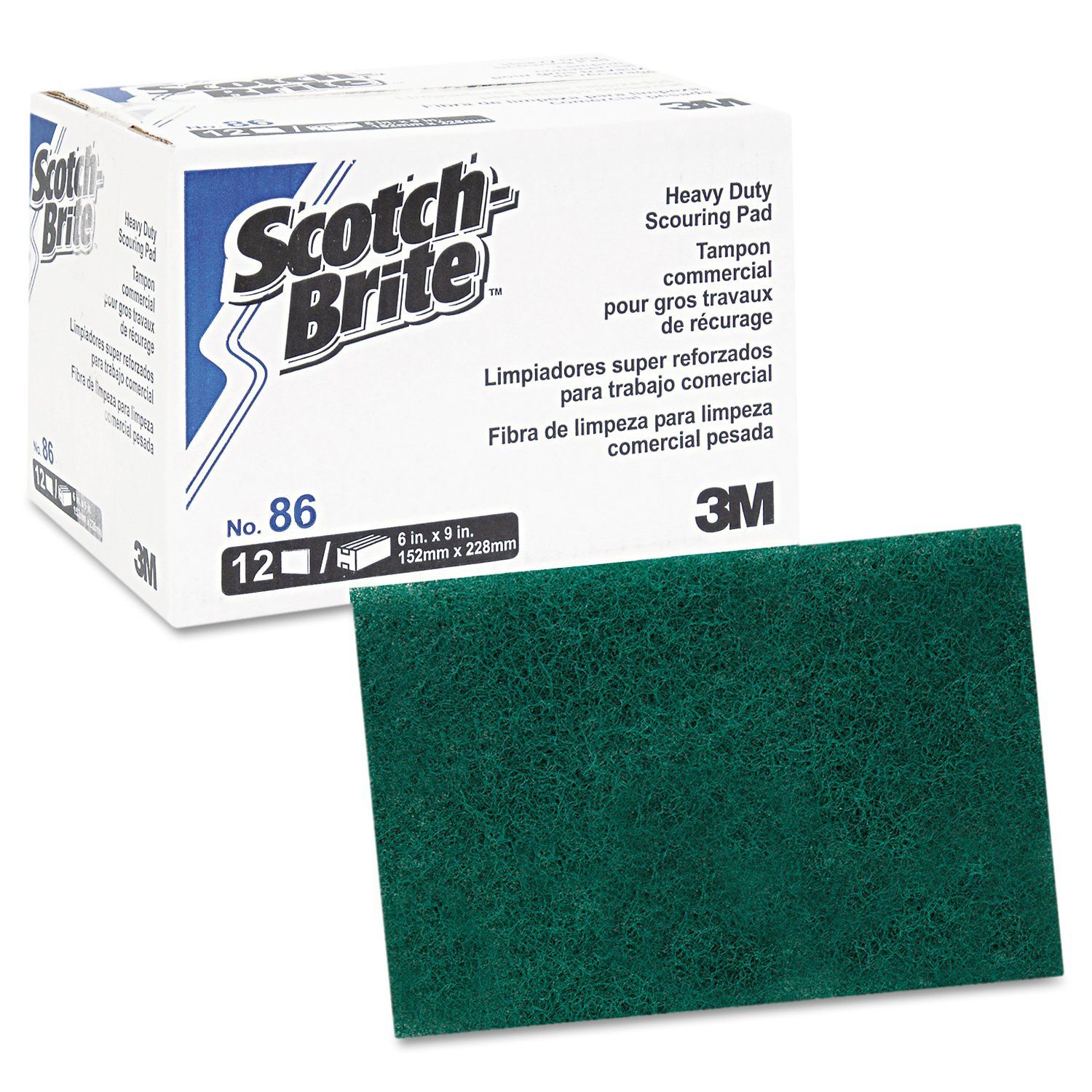 Scotchbrite No. 86 Heavy Duty Commercial Scourer