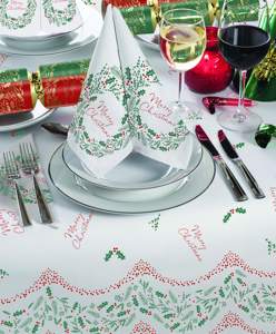 Christmas Table Napkins 33cm 2-Ply Festive Foilage