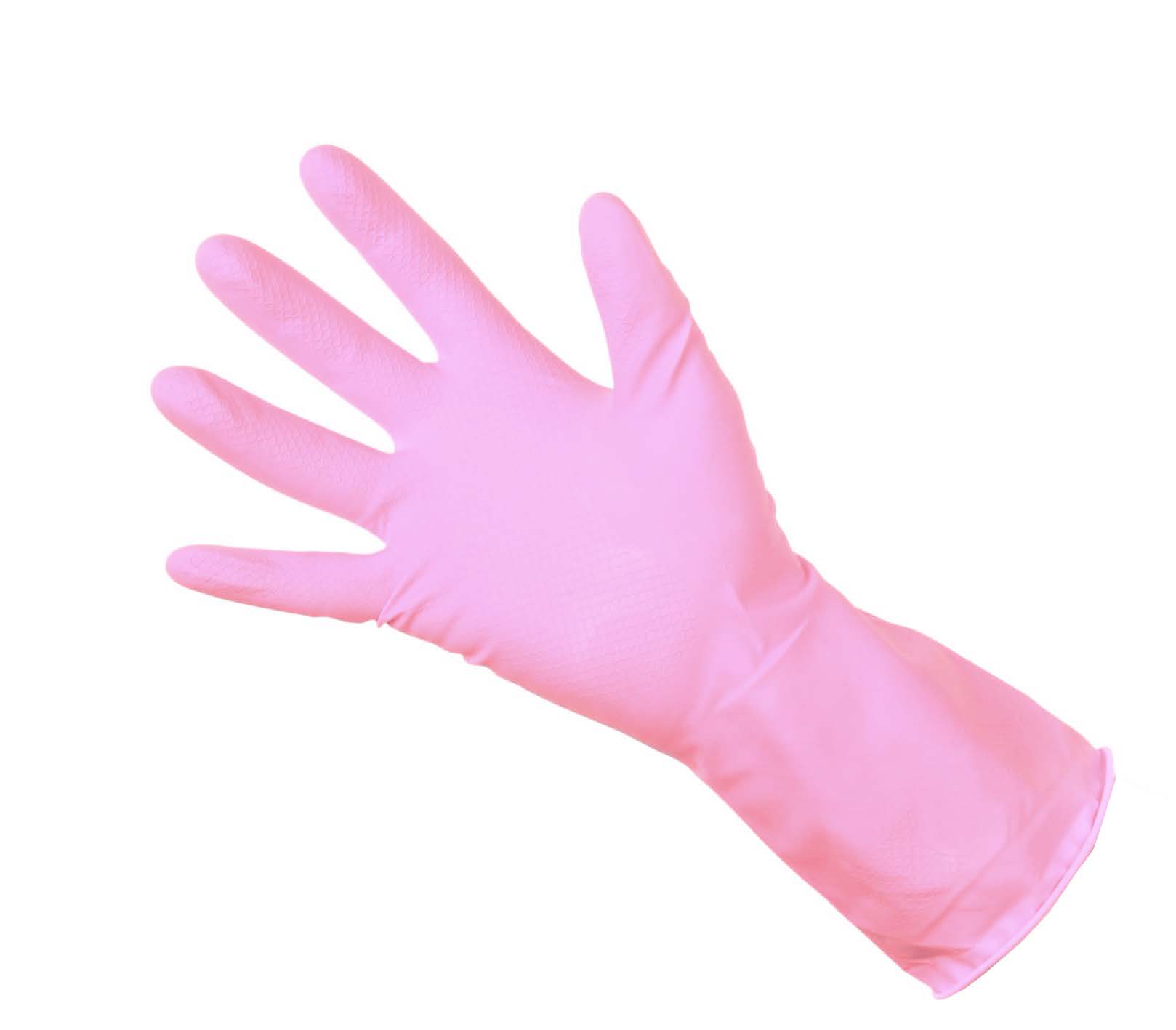 Household Gloves Pink/Red