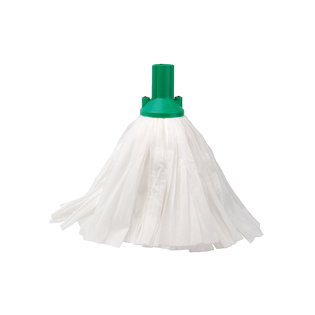 Big White Exel Socket Mop - Green