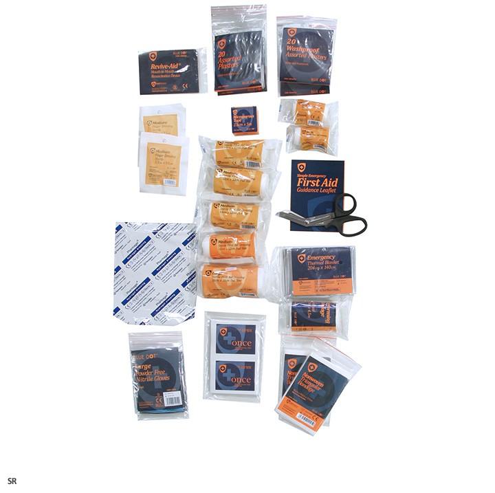 Refill Standard First Aid Kit 1-10 Persons (Small)