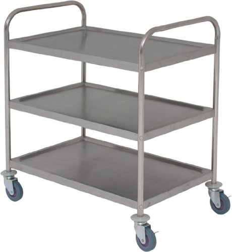 3 Tier S/Steel Trolley 860x540x940