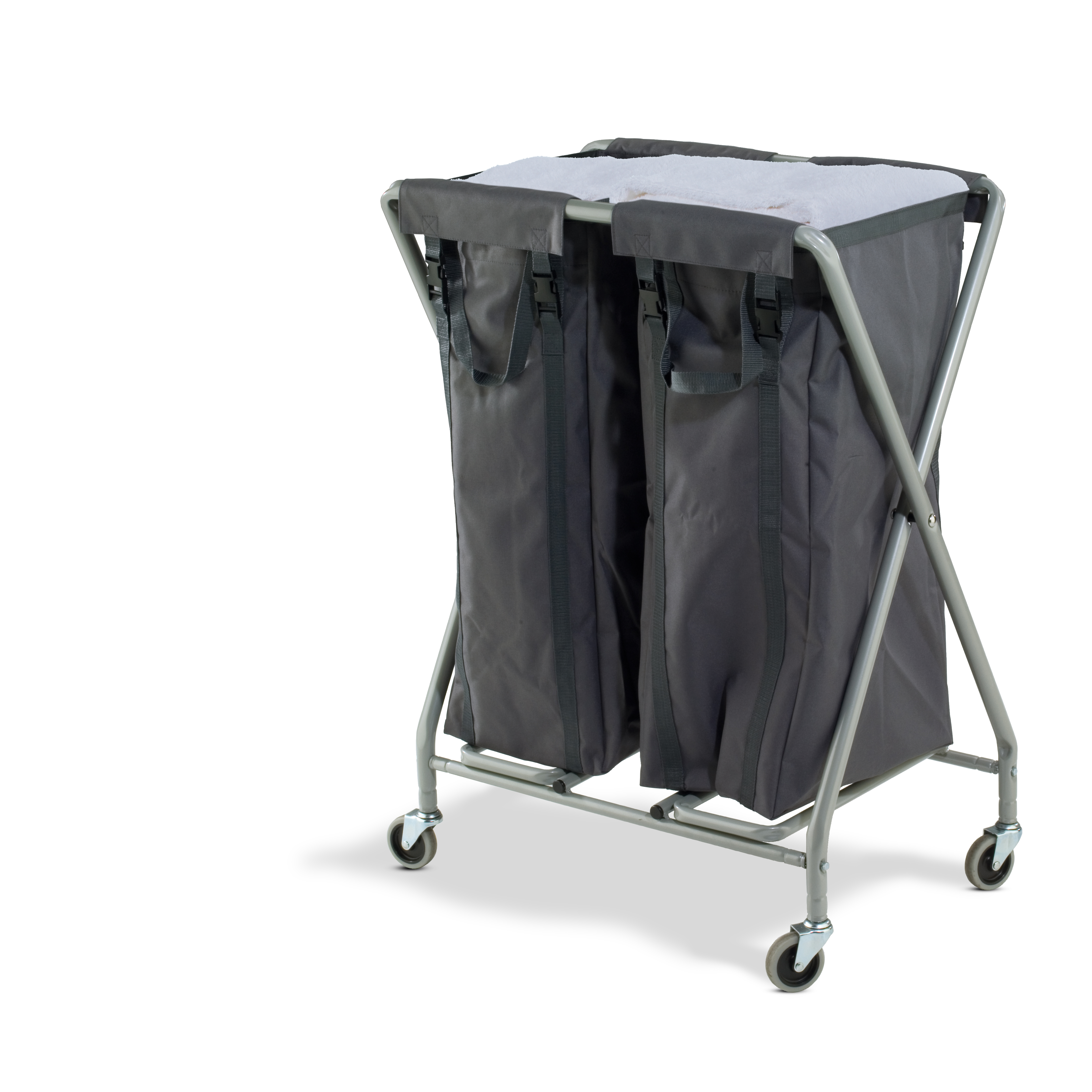 Servo-X NX-1002 Twin Bag 2x100L Laudry Cart