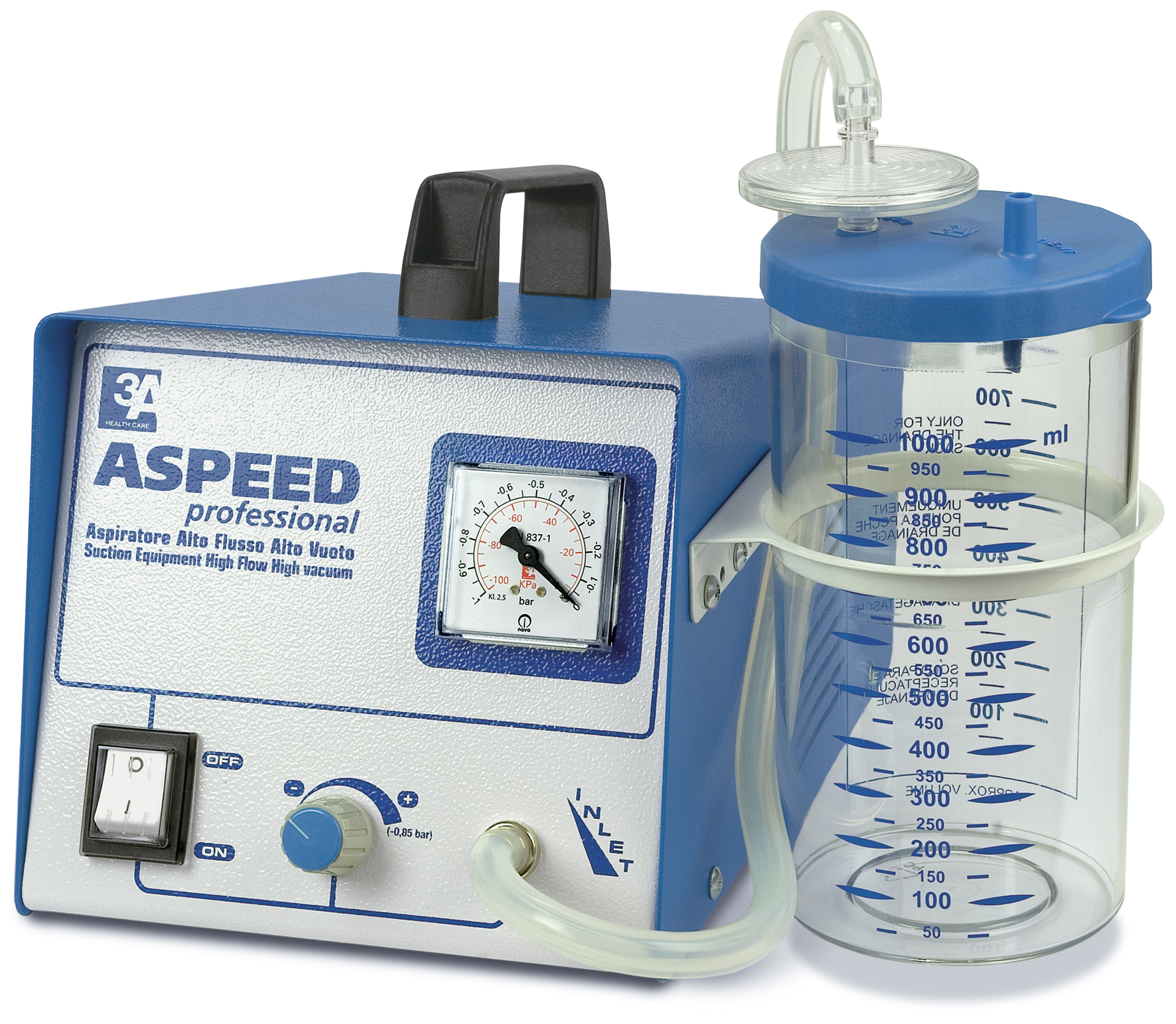 3A Aspeed Professional Aspirator Double pump 1000ml Bottle