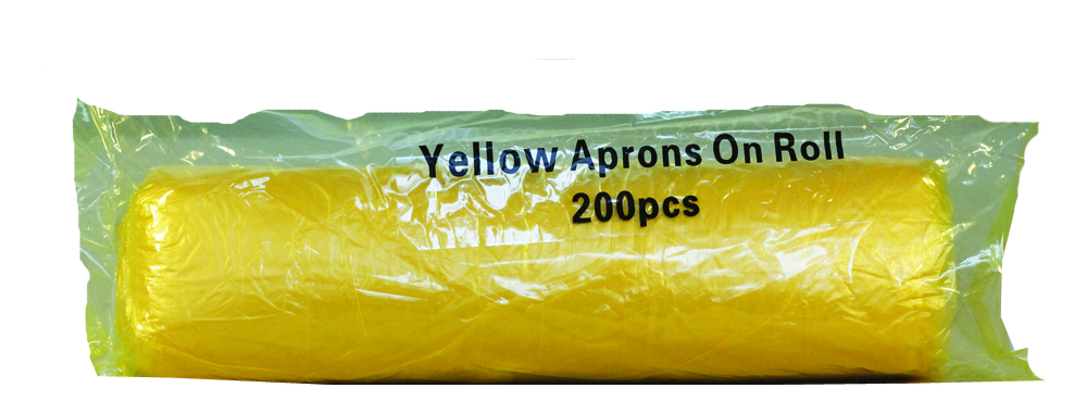 Aprons On Roll - Yellow
