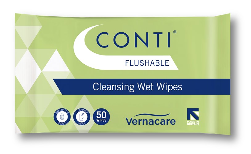 Conti Flushable Wet Wipe
