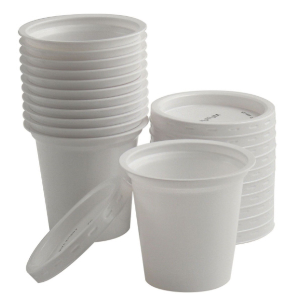 4 oz Sputum Pot with Lid