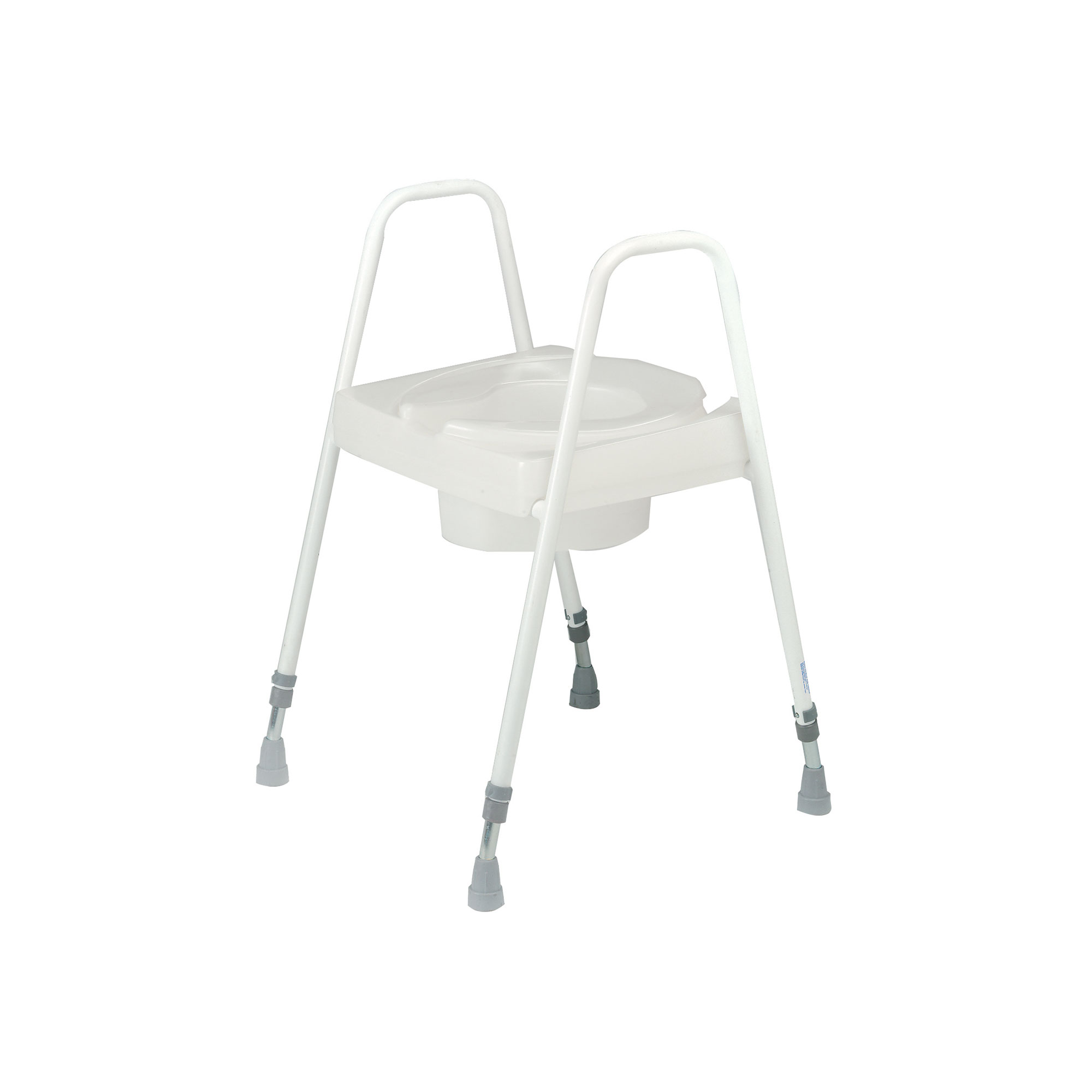 Lincoln Height Adjustable Toilet Seat  and  Frame - Floor Fixing