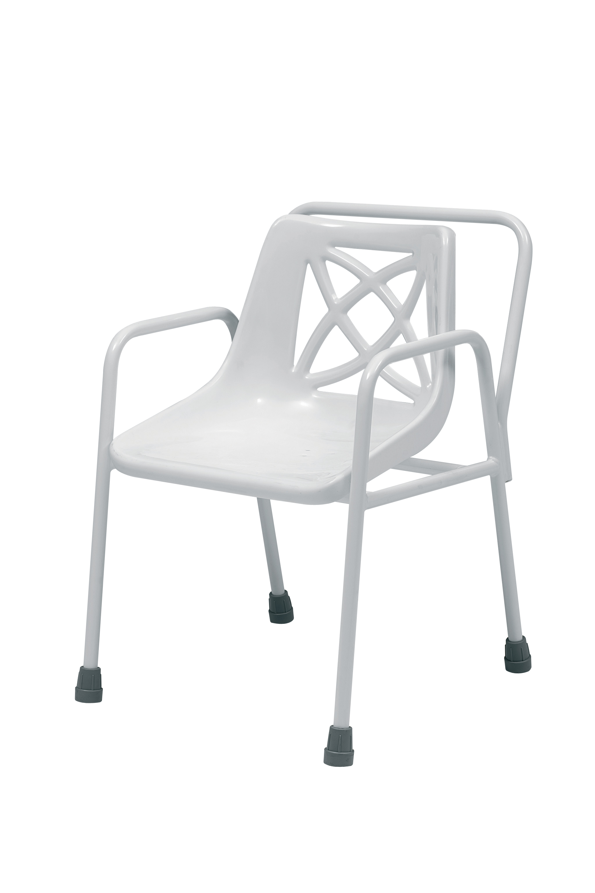 Stationary Shower Chair - Height Adjustable