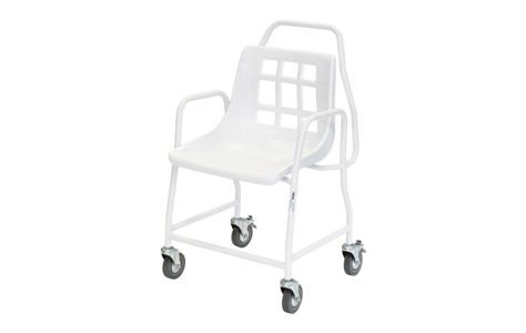 Mobile Shower Chair with 2 Brake Castors