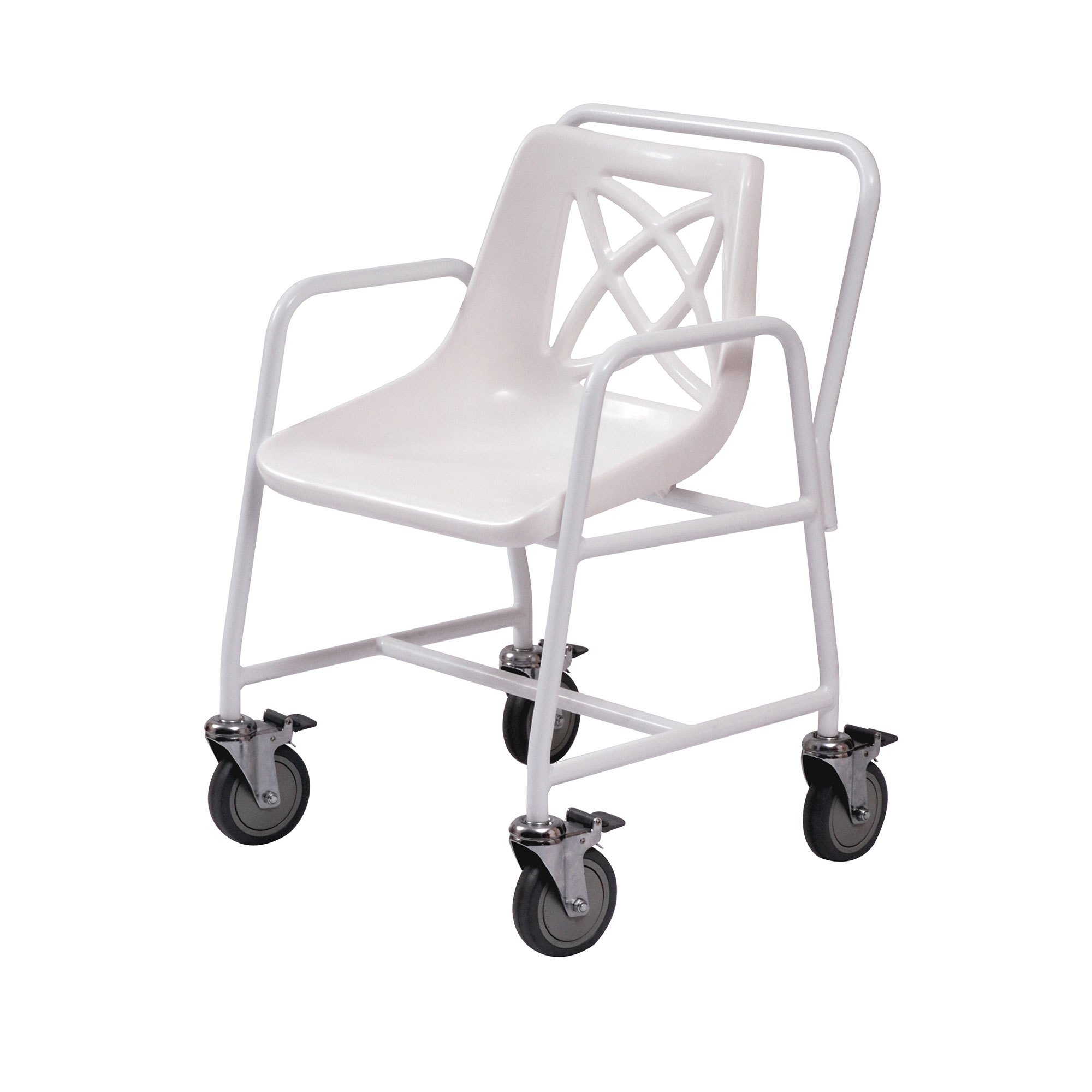 Mobile Shower Chair with 4 Brake Castors