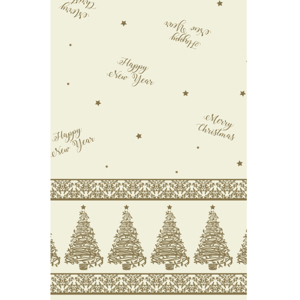 Chirstmas Table Cover 90cm - Winter Wonderland